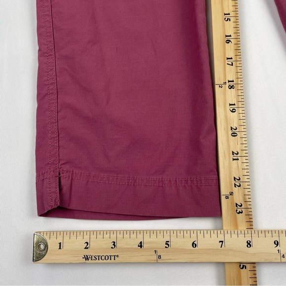 Eddie Bauer Capri Pants Womens Size T8 Pink Casual Elastic Waist 32x23” Measured - Picture 7 of 8